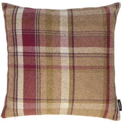 Mulberry tartan throw - tartan, pillow