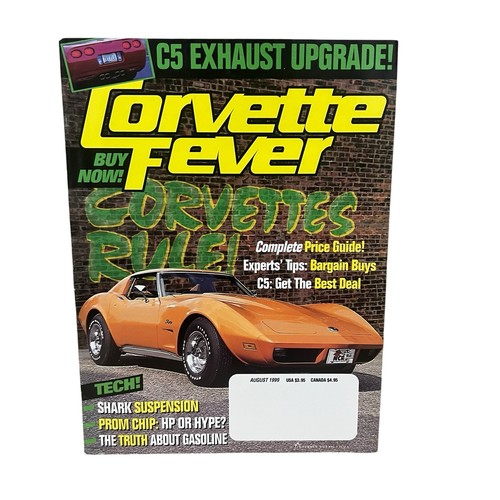 Corvette fever magazine august - corvette,
