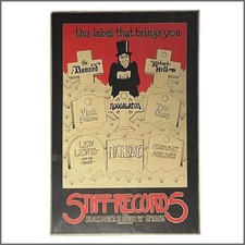 The Damned Stiff Records 1976 Promotional Poster (UK)