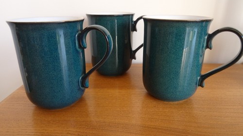 Denby greenwich solitaire mugs - denby,