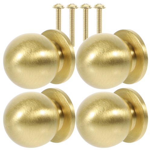 4pcs cabinet knobs - brass, door