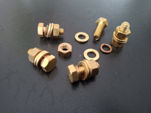 M6x 16mm brass hex - head, bolts