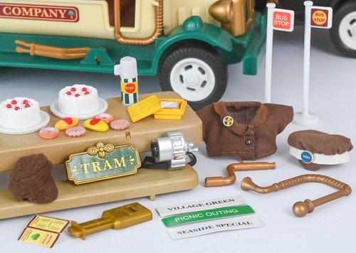 Sylvanian bus tram - sylvanian,