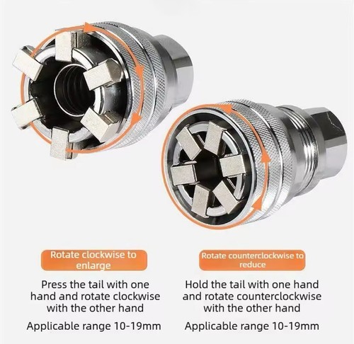 Universal socket adapter - socket, set