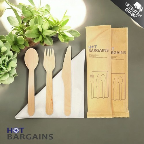 Wooden cutlery sets - wooden,