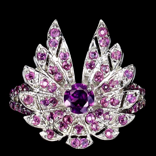 925 sterling silver ring round - 925,