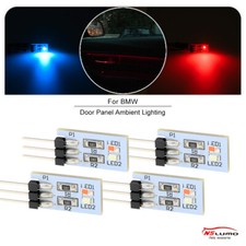 Blue red led door - led, handle