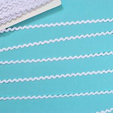 7mm Quality White Ric Rac
