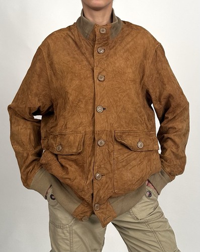 Vintage brown tan suede pelle - vintage,