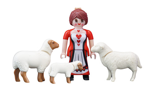 Playmobil figure mrs - playmobil, lamb