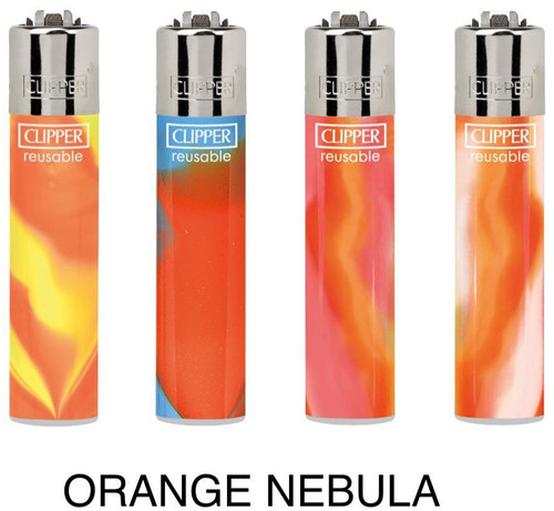 Clipper lighters orange - clipper,