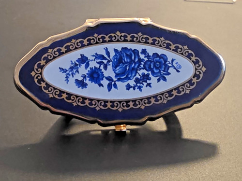 Vintage stratton blue - vintage, floral