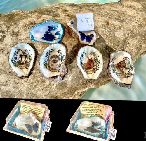 One mermaid oyster shell - one,