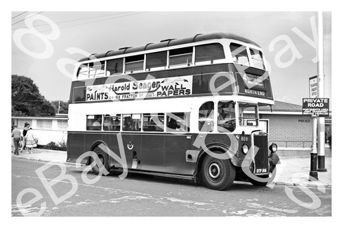 Bus photograph portsmouth t - portsmouth, c.t