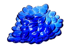 VINTAGE Cobalt Coloured Blue