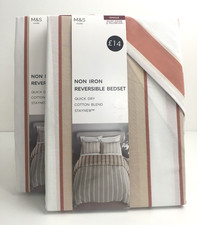 M&S  Home Non Iron Reversible