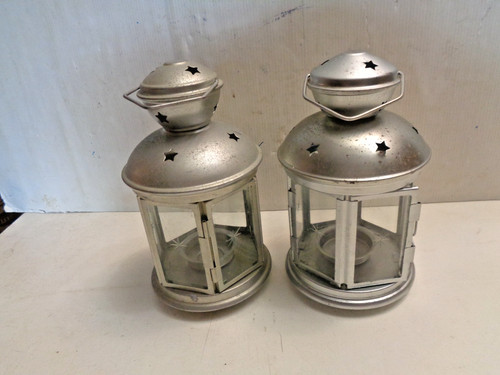 Two ikea tealight lanterns - tealight,