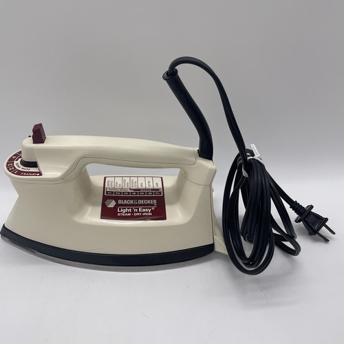 Vintage black decker iron - black,