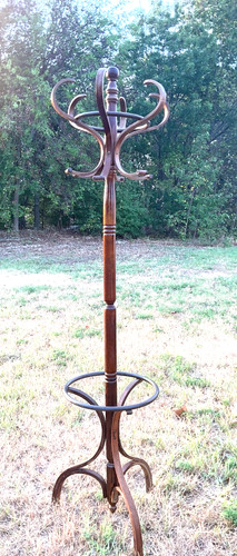 Vtg thonet bentwood wood hall - thonet,