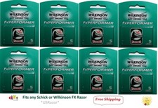 40 FX Performer Razor Blades Refill Cartridges Fi Schick Tracer Diamond Sport 10