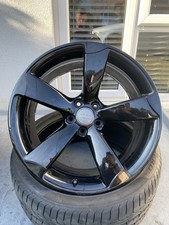 Genuine Audi A5 S5 B8 8T Black Rotor Alloy Wheel Rim 19" 9J ET:33 8T0601025CD 