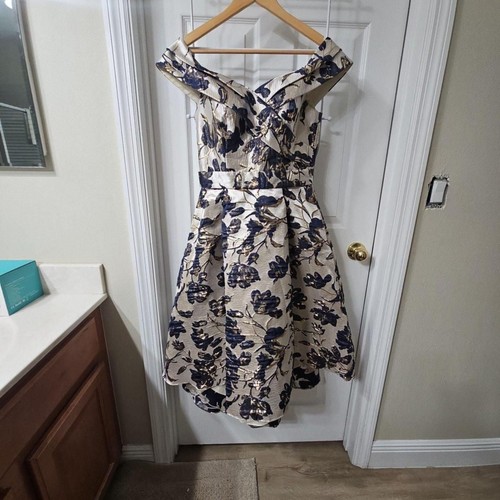 Oleg cassini metallic - cassini, floral