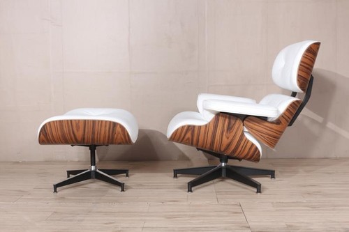 Lounge chair ottoman white - ottoman,