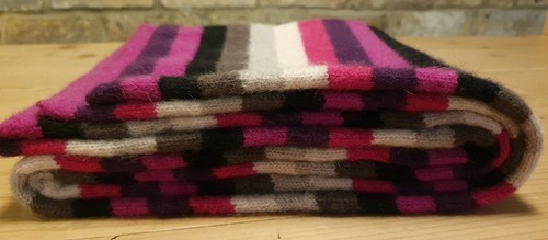 Long stripey scarf wool - long, scarf.