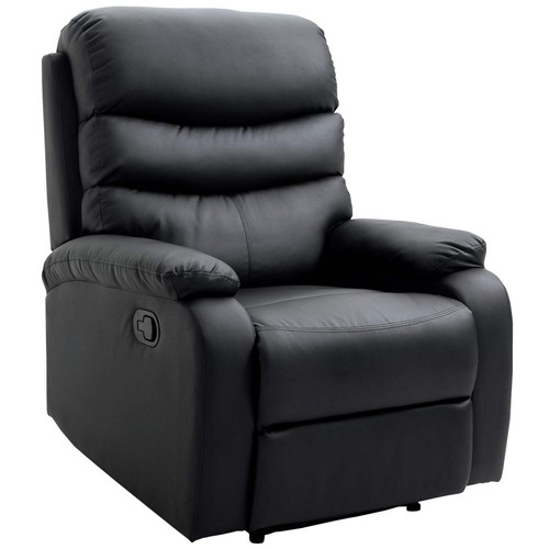 Leather reclining chair - reclining,