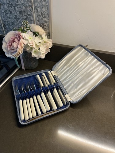 Vintage fish knives - fish, and