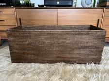 Large OKA Rattan Storage Box Chest
