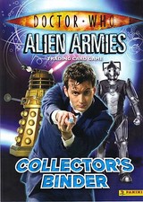 DOCTOR WHO ALIEN ARMIES CARDS....EMBOSSED , FOILS ,  GLITTERS ...YOU CHOOSE 