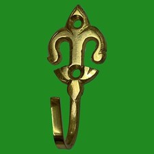 10x Fleur De LYS Solid Brass