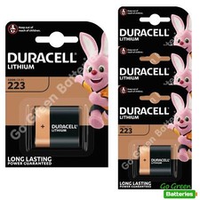 4 x Duracell 223 6V Lithium