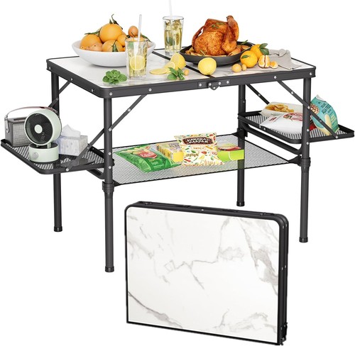 Folding camping table large - folding,