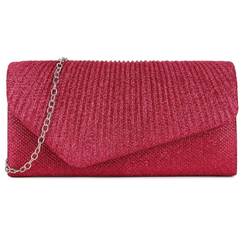Women glitter clutch handbag - glitter,