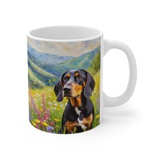 Black & Tan Coonhound Ceramic