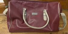 ANTLER Plum Holdall Bag with handles & shoulder strap base 17" X 8", height 10"