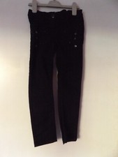 Next Girls Black Jeans with Jewels on Front Aged 7 Years