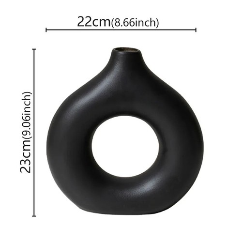 Modern donut vase minimalist - donut,
