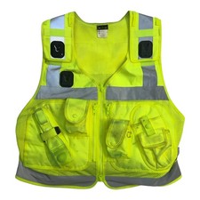 Protec Hi Viz Tactical Vest Security Marshal Dog Handler Events Grade B HV19B