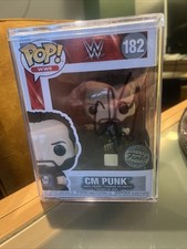WWE Funko Cm Punk 182 Signed