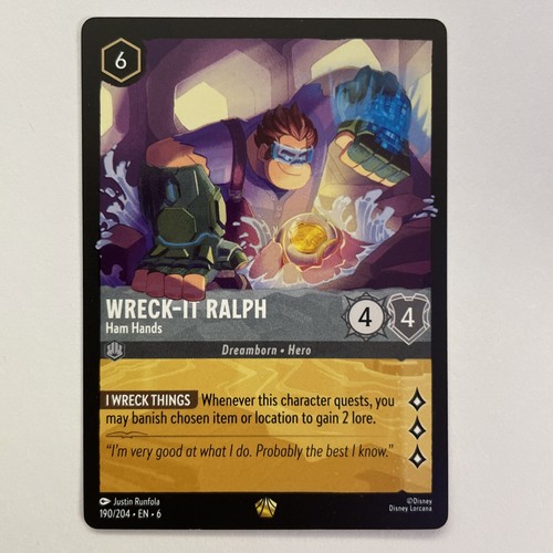Disney lorcana tcg wreck it - lorcana, tcg: