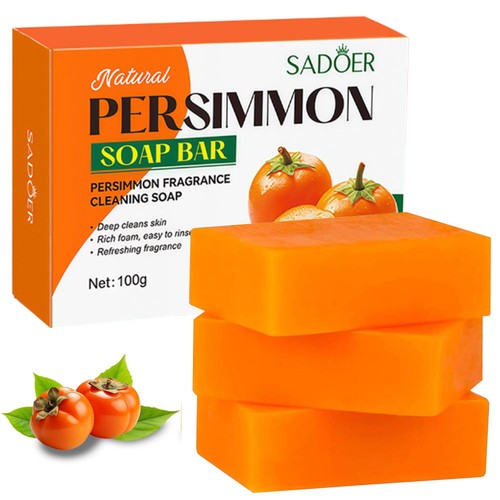 3pcs persimmon soap bar - soap,