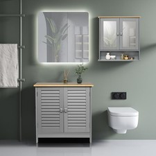 Wood Bathroom Cabinet Storage