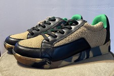 NEW Terra Plana Worn Again Escape Coffee Bag-  NATURAL  & BLACK US Size 8.5 Nice