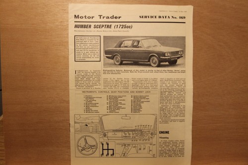 Original humber sceptre arrow - original,