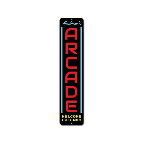 Arcade vertical sign - arcade,