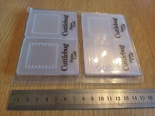 cuttlebug pack of 4 squares embossing folders batch 1