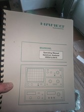HAMEG Operating Manual